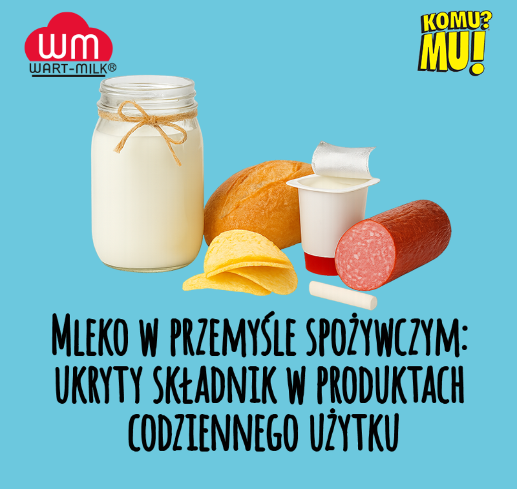 Mleko w przemyśle spożywczym: ukryty składnik w produktach codziennego użytku